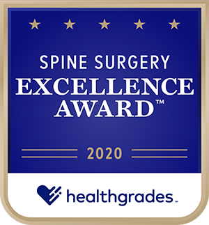 Spine Surgery Excellence Award 2021 Healthgrades