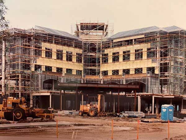 Doctor's Hospital under construction circa 1995